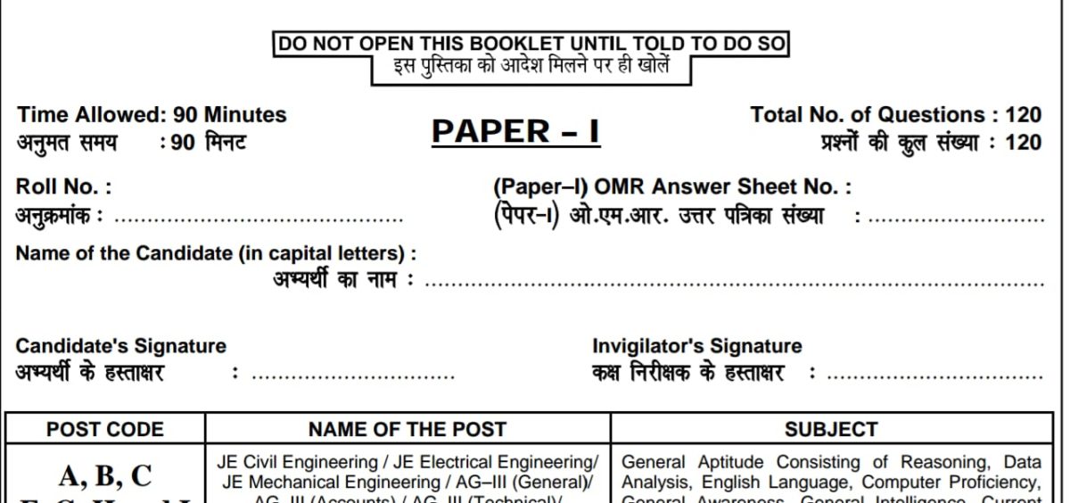 FCI MANAGER PREVIOUS QUESTION PAPER